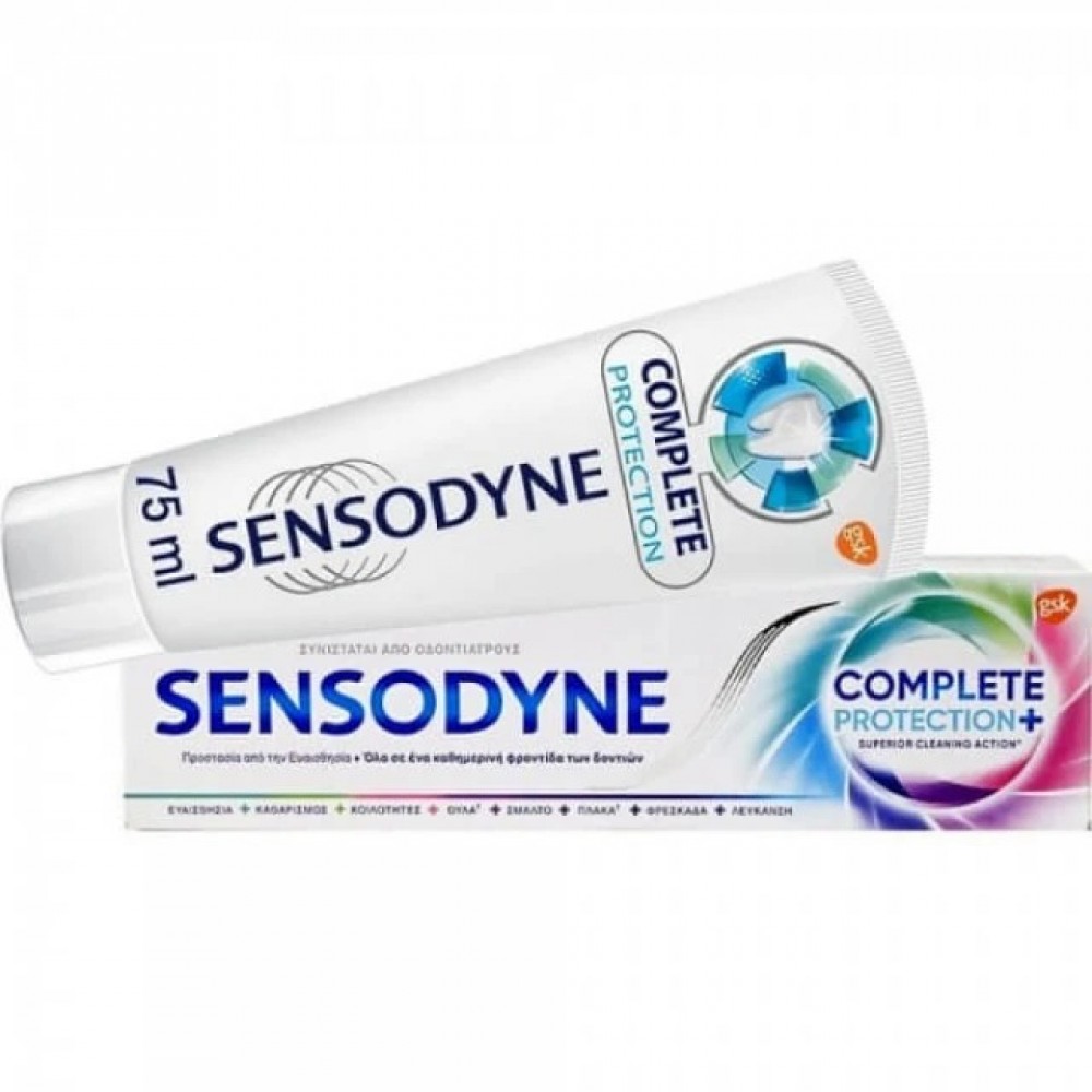 Sensodyne Complete Protection 75ml – Η Απόλυτη Ασπίδα για τα Ευαίσθητα Δόντια Στοματική φροντίδα