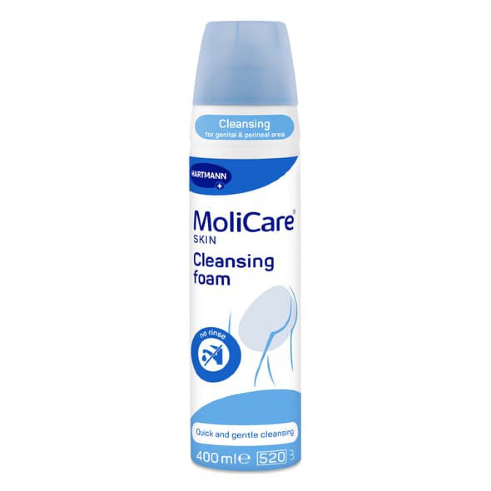 HARTMANN MoliCare® Skin Cleansing Foam 400ml – Αφρός Καθαρισμού Χωρίς Νερό Ευαίσθητη Περιοχή 