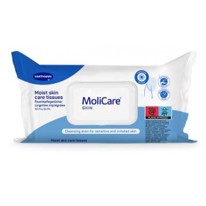 HARTMANN MoliCare® Skin Moist Care Tissues – Υγρά Μαντηλάκια Καθαρισμού Ευαίσθητη Περιοχή 