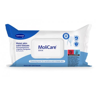 HARTMANN MoliCare® Skin Moist Care Tissues – Υγρά Μαντηλάκια Καθαρισμού