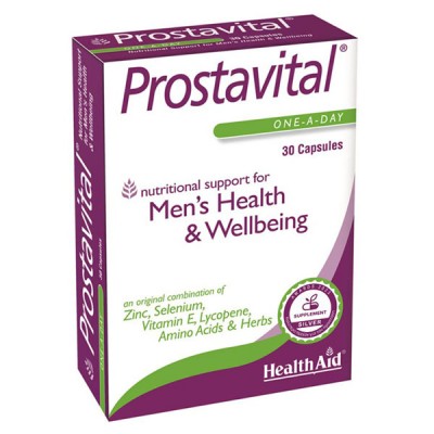 Health Aid Prostavital 30 Κάψουλες – Φυσική Υποστήριξη για Υγιή Προστάτη & Ουροποιητικό Σύστημα