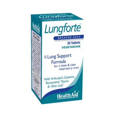 Health Aid Lungforte 30 Tabs – Υγεία Αναπνευστικού και Ενίσχυση Ανοσοποιητικού