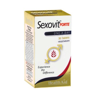 Health Aid Sexovit Forte – Συμπλήρωμα για Ανδρική Τόνωση, Libido & Γονιμότητα, 30 Ταμπλέτες