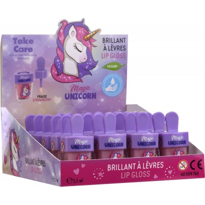 Hello Kitty & Friends Unicorn Lip Gloss Φράουλα 5,5ml – Λάμψη, Άρωμα & Μαγεία στα Χείλη!