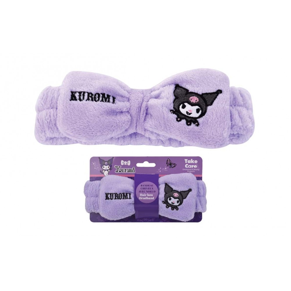 Hello Kitty & Friends Kuromi Hair Bow Headband – Στέκα για Skincare & Styling με Στυλ Kuromi Φροντίδα μαλλιών