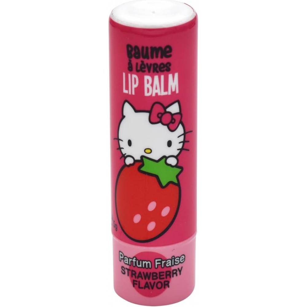 Hello Kitty, Lip Balm, Lip Care γεύση φράουλα 4,5gr Καλλυντικά