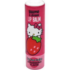 Hello Kitty, Lip Balm, Lip Care γεύση φράουλα 4,5gr Καλλυντικά