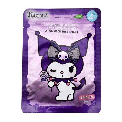 Hello Kitty & Friends Glow Face Mask Kuromi 25ml – Μάσκα Λάμψης για Fun Περιποίηση & Glowy Επιδερμίδα
