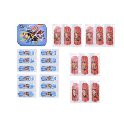 Hello Kitty & Friends x PAW Patrol Επιθέματα 24τμχ – Αυτοκόλλητα Τραυμαπλάστ για Παιδιά με Στυλ & Χαμόγελο