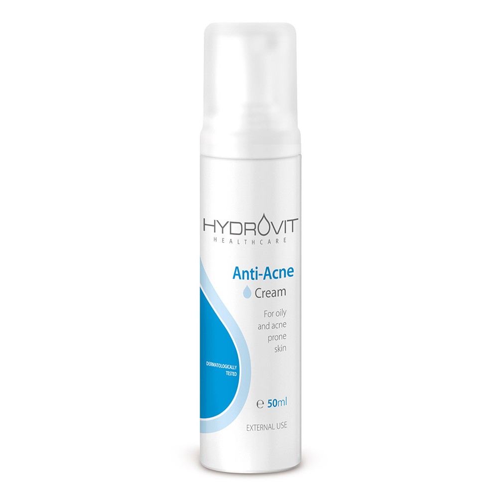 Hydrovit Anti-Acne Cream 50ml – Φυσική Φροντίδα για Ακμή & Λιπαρότητα Καλλυντικά