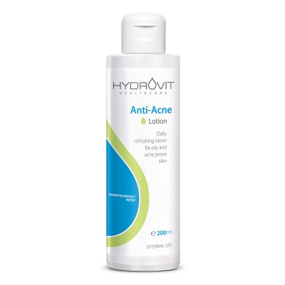 Hydrovit Anti-Acne Λοσιόν 200ml – Καθημερινή Φροντίδα για Λιπαρό & Ακνεϊκό Δέρμα