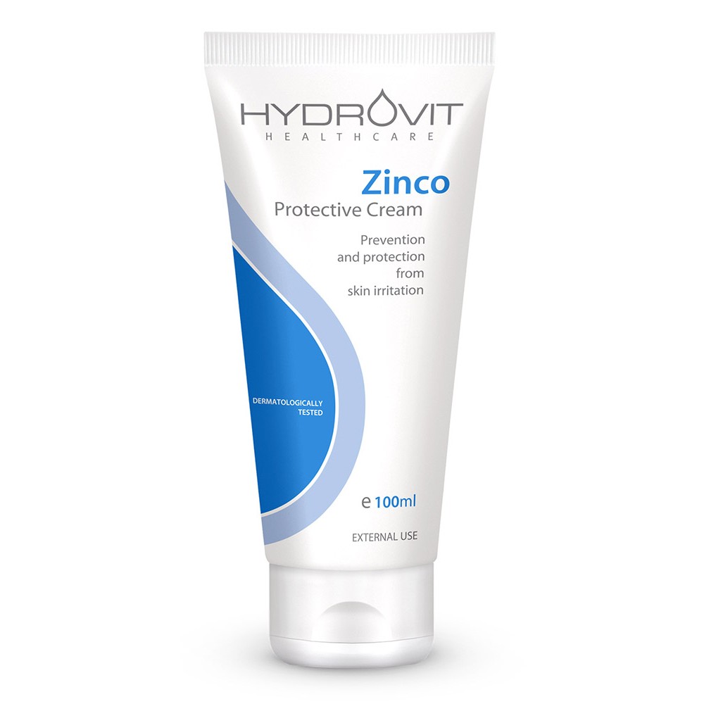 Hydrovit Zinco Protective Cream 100ml – Ασπίδα Προστασίας για Ευαίσθητο & Ερεθισμένο Δέρμα Πρώτες Βοήθειες