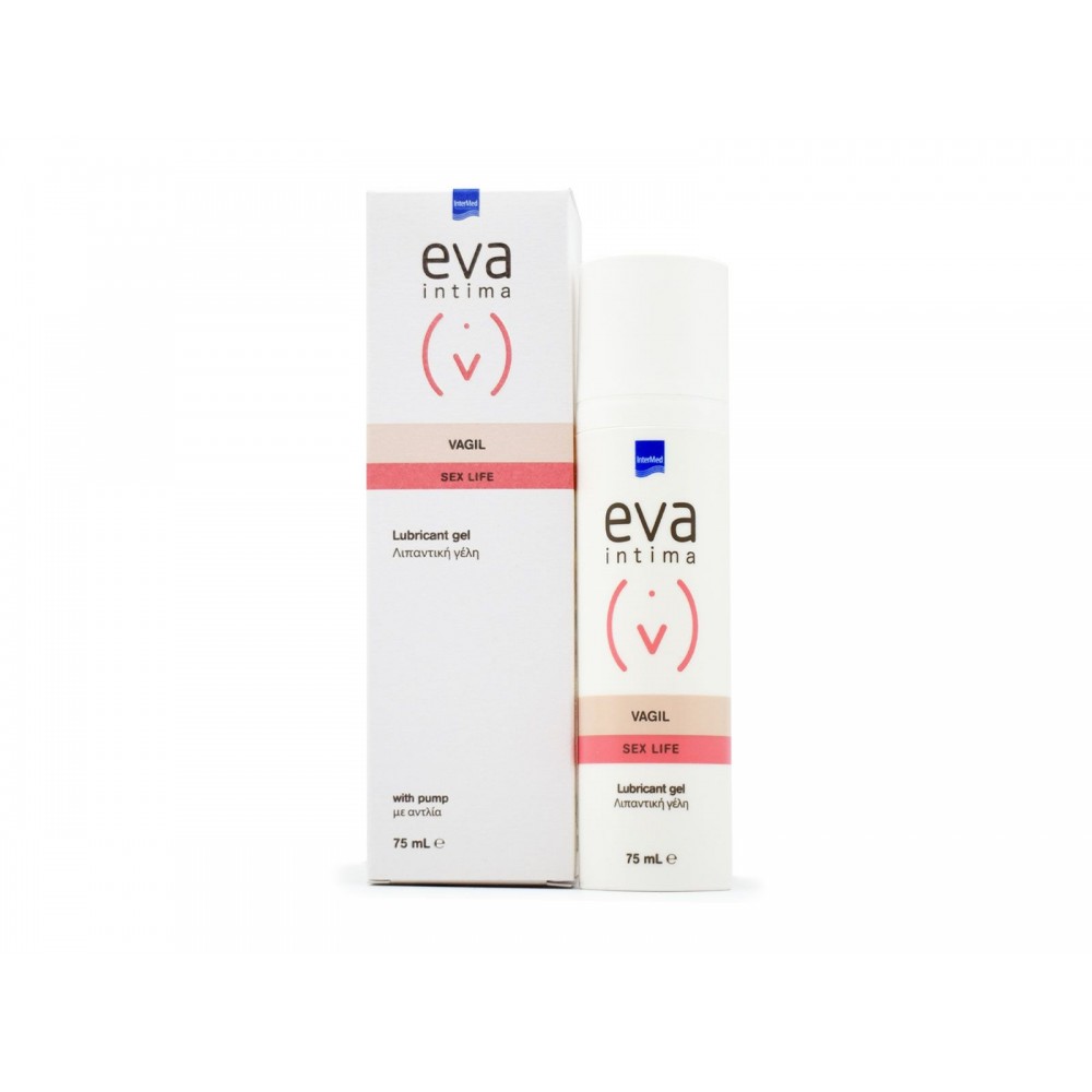 Intermed Eva Intima Vagil Sex Life – Λιπαντικό Gel για Ευχάριστη & Ασφαλή Σεξουαλική Επαφή | 75ml Ευαίσθητη Περιοχή 