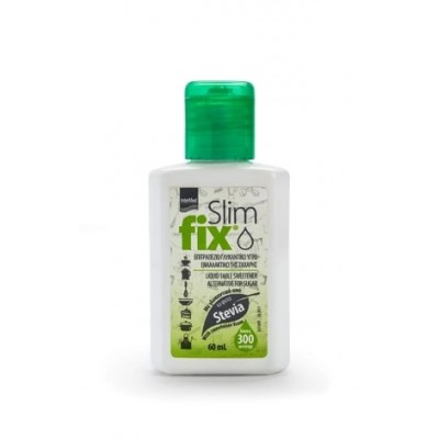 Intermed Slim Fix Υγρό Γλυκαντικό με Στέβια 60ml – Φυσική Γλυκιά Γεύση Χωρίς Θερμίδες