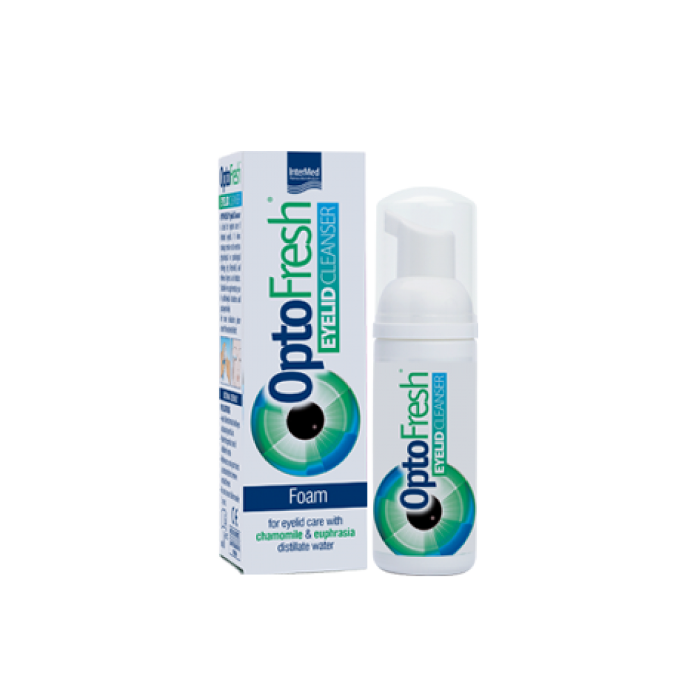 OptoFresh Eyelid Cleanser Αφρός καθαρισμού και περιποίησης των ερεθισμένων βλεφάρων 50ml Πρώτες Βοήθειες