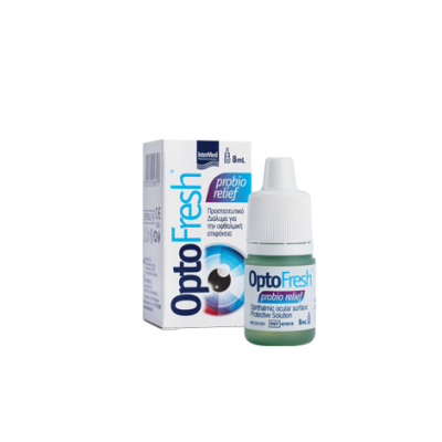 Intermed OptoFresh Probio Relief Οφθαλμικές Σταγόνες 8ml – Φυσική Προστασία & Ενυδάτωση για Ευαίσθητα Μάτια