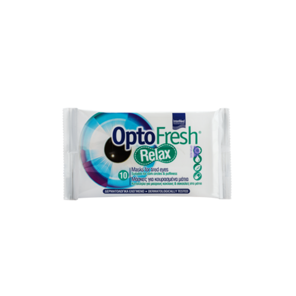 Intermed OptoFresh Relax Μάσκες για Κουρασμένα Μάτια 10τμχ – Ανακούφιση, Ενυδάτωση & Απόλυτη Χαλάρωση Πρώτες Βοήθειες