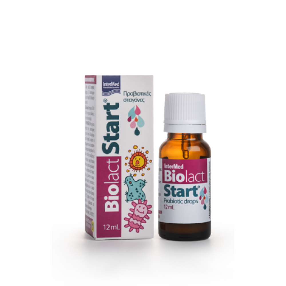 Intermed Biolact Start Drops 12ml – Προβιοτικές Σταγόνες για Βρέφη & Παιδιά για Πεπτική Ισορροπία από Την Αρχή Συμπληρώματα διατροφής