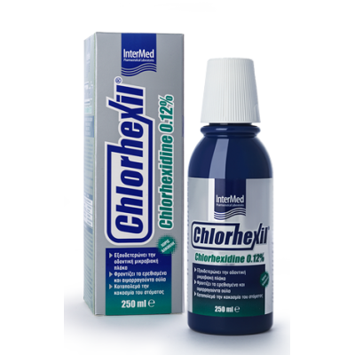 Intermed Chlorhexil® 0.12% Mouthwash 250ml – Στοματικό Διάλυμα με Ενισχυμένη Αντιμικροβιακή Δράση