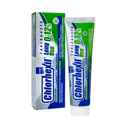 Intermed Chlorhexil Long Use Toothpaste 0.12% 100ml – Οδοντόκρεμα Μακράς Χρήσης με Ισχυρή Αντισηπτική Προστασία