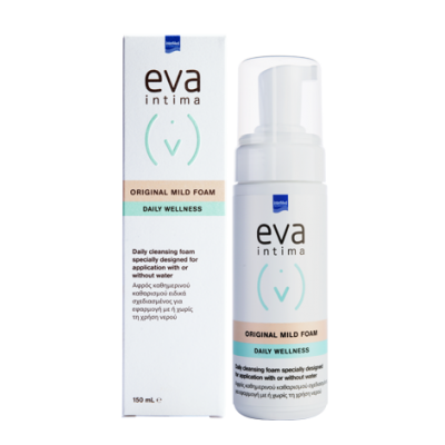 Eva Intima Original Mild Foam 150ml – Απαλός Αφρός Καθαρισμού Ευαίσθητης Περιοχής Χωρίς Ξέπλυμα