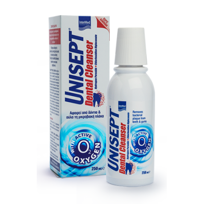 Intermed Unisept Dental Cleanser Στοματικό Διάλυμα 250ml – Αντισηπτική Φροντίδα Χωρίς Αλκοόλη για Καθημερινή Υγιεινή του Στόματος