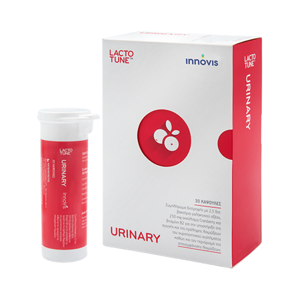 Lactotune Urinary 30 Κάψουλες – Προβιοτικό για την Υγεία του Ουροποιητικού Συστήματος & την Πρόληψη Ουρολοιμώξεων Συμπληρώματα διατροφής