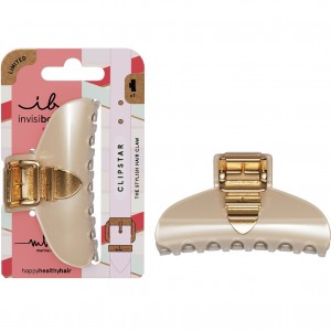 Invisibobble Clipstar Marina Hoermanseder The Stylish Hair Claw 1 Τεμάχιο - Golden Clasp Φροντίδα μαλλιών