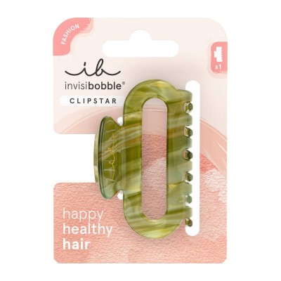 Invisibobble Clipstar M Evergreen – Κλάμερ Μαλλιών Μεσαίου Μεγέθους 1τμχ