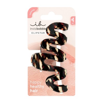 Invisibobble Clipstar L Cacao Cream – Μεγάλο Κλάμερ Μαλλιών 1τμχ