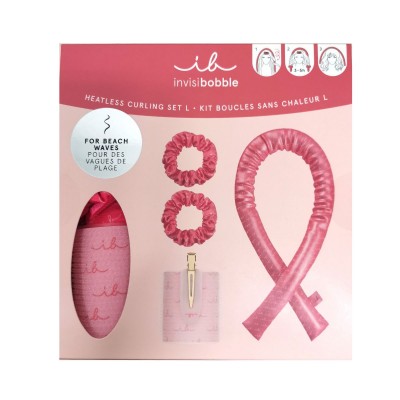 Invisibobble Heatless Curling Set – Ribbon, Sprunchie Slim 2τμχ, Roller & Creaseless Clip