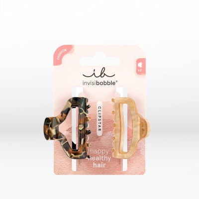 Invisibobble Clipstar Golden Roar – Κλάμερ Μαλλιών Χωρίς Φθορά 2τμχ
