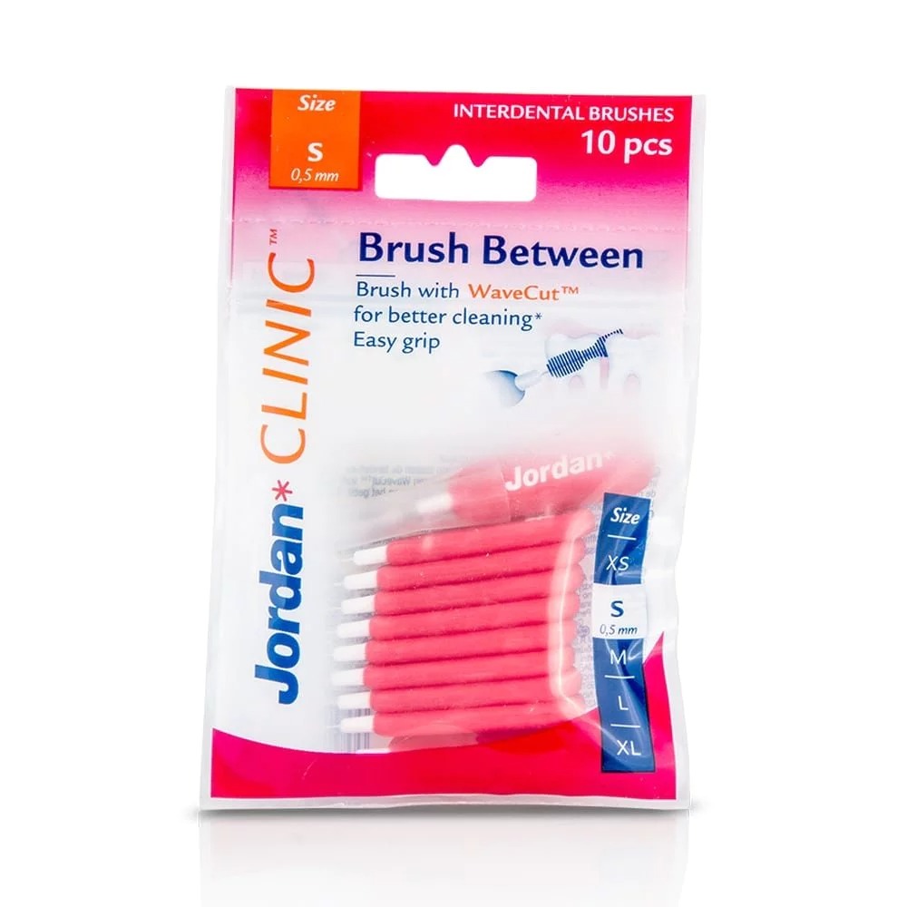 Jordan Μεσοδόντια Βουρτσάκια S 0,5mm Mini – Εξειδικευμένος Καθαρισμός για Πολύ Στενά Μεσοδόντια Διαστήματα Στοματική φροντίδα
