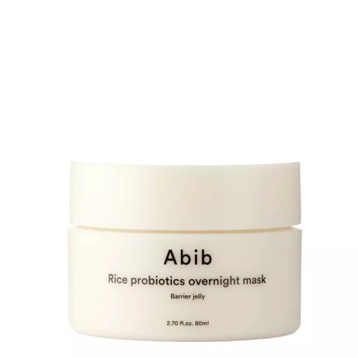 Abib Rice Probiotics Overnight Mask Barrier Jelly – Ενυδατική Μάσκα Νύχτας με Ρύζι & Προβιοτικά 80ml