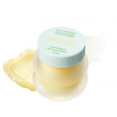Tocobo Lemon Sugar Lip Mask – Μάσκα Χειλιών για Ενυδάτωση & Απολέπιση 20ml