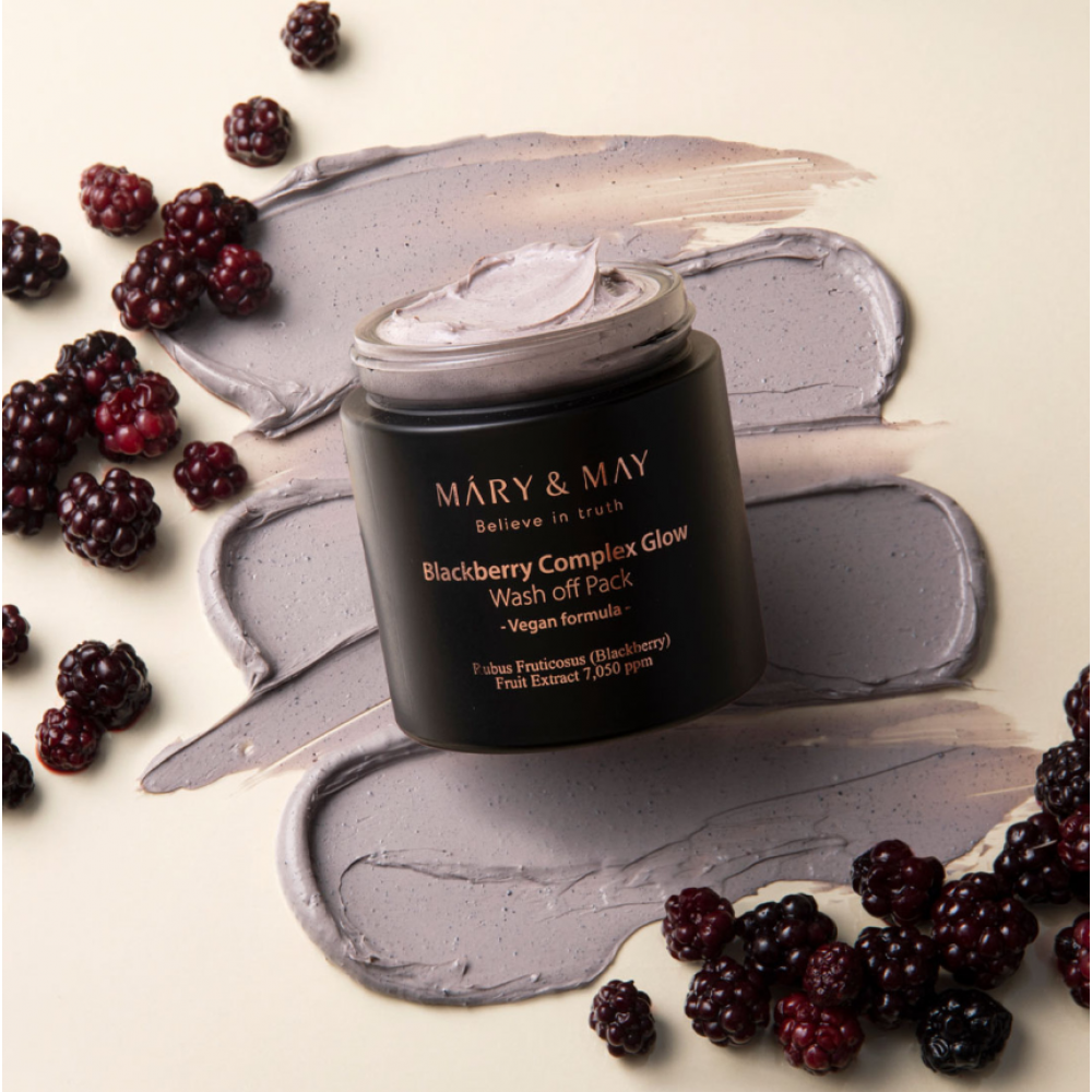 Mary & May Μάσκα Προσώπου Blackberry Glow 125g Καλλυντικά
