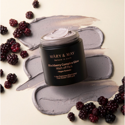 Mary & May Μάσκα Προσώπου Blackberry Glow 125g