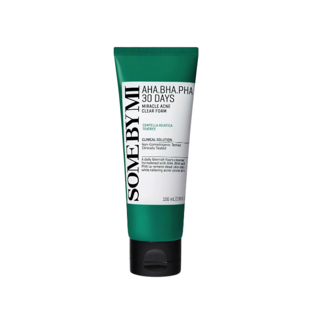 SOME BY MI Miracle Acne Clear Foam με AHA, BHA, PHA – 100ml Καλλυντικά