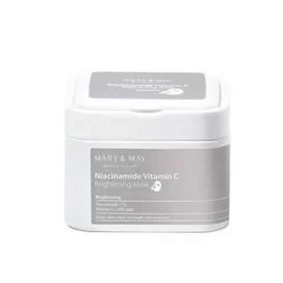 Mary & May Brightening Mask – Λάμψη & Τόνωση με Νιασιναμίδη & C