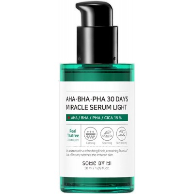 Some By Mi AHA BHA PHA 30 Days Miracle Serum Light 50ml – Ορός Εξυγίανσης & Απολέπισης με 3 Τύπους Οξέων
