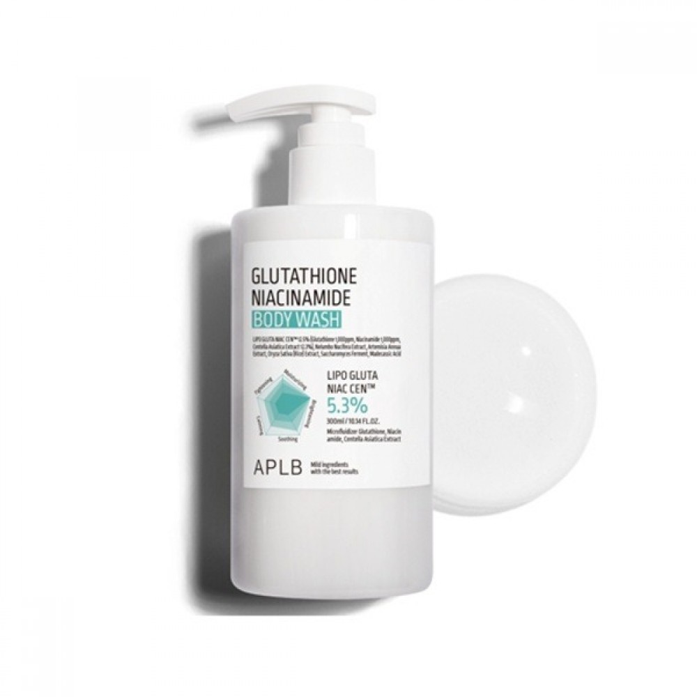 APLB Glutathione Niacinamide Body Wash – Καθαριστικό Σώματος με Γλουταθειόνη & Νιασιναμίδη 300ml K-Beauty