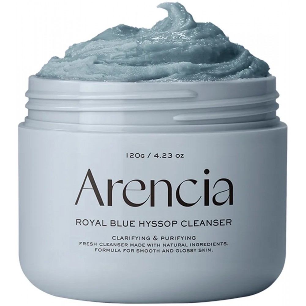Arencia Fresh Blue Hyssop Rice Mochi Cleanser 120 g – Διπλός Καθαρισμός & Μαλακή Απολέπιση με Hyssop Καλλυντικά