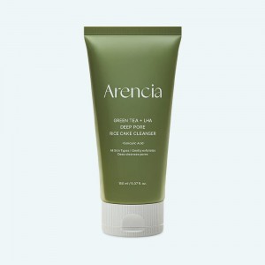 Arencia Green Tea + LHA Deep Pore Rice Cake Cleanser 150ml Καλλυντικά
