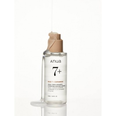 Anua 7 Rice Ceramide Serum – Ορός Ενυδάτωσης & Επανόρθωσης με Ρύζι και Κεραμίδια για Ενίσχυση του Δερματικού Φραγμού, 50ml