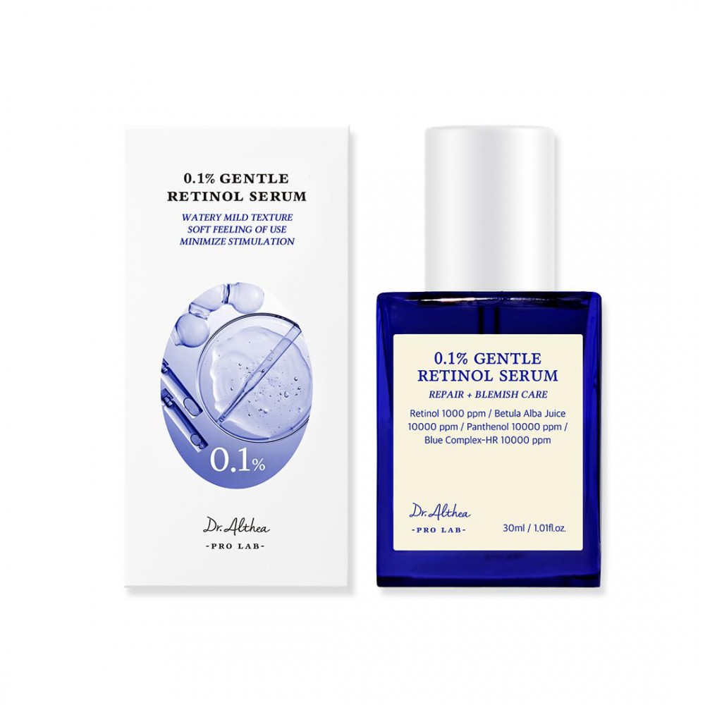 Dr. Althea 0.1% Gentle Retinol Serum – Ήπιος αντιγηραντικός ορός 30ml K-Beauty