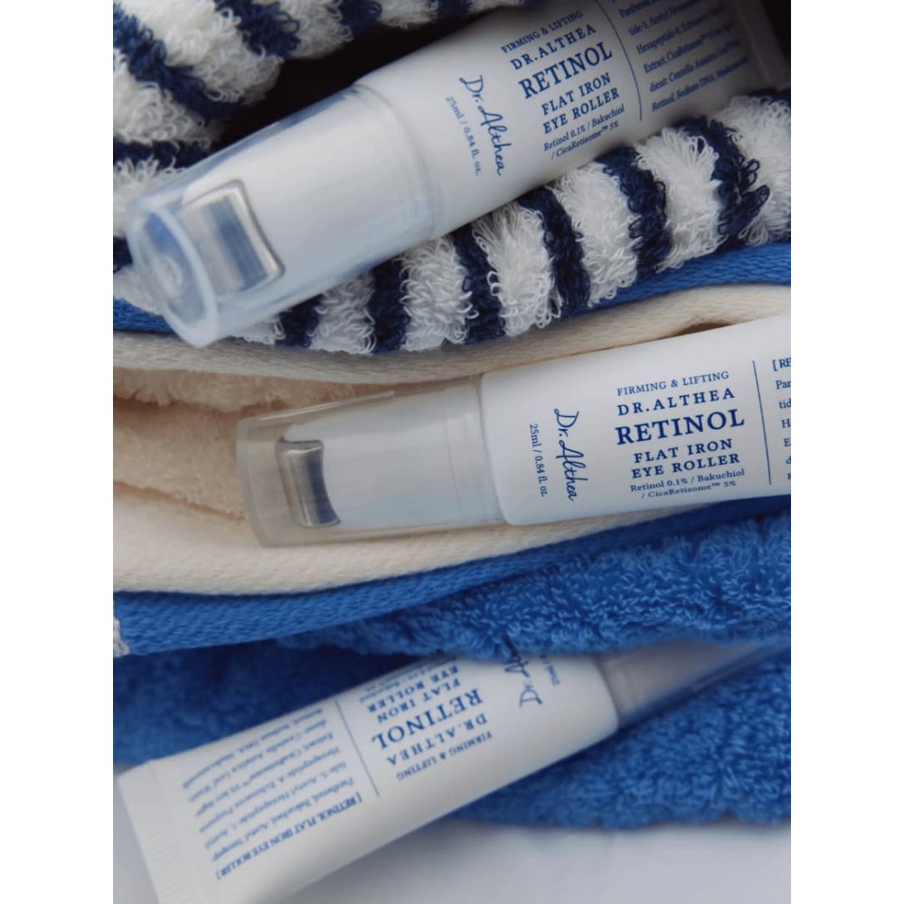 Dr. Althea Retinol Flat Iron Eye Roller 25ml – Retinol Eye Serum K-Beauty