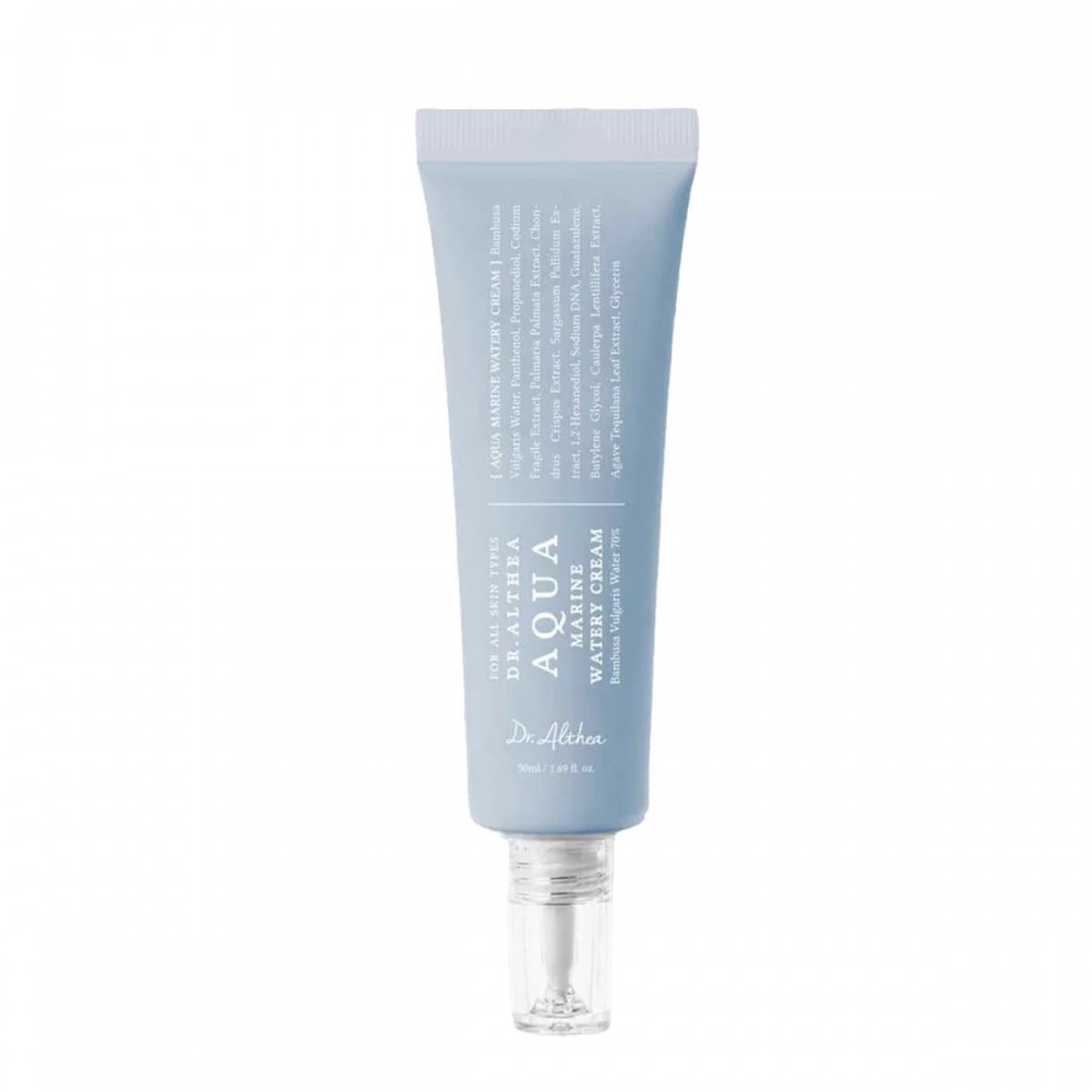 Dr. Althea Aqua Marine Watery Cream 50ml – Ελαφριά Ενυδατική Κρέμα για Λιπαρό Δέρμα Ενυδάτωση και λάμψη