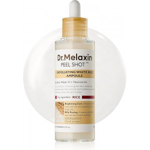 Dr. Melaxin Peel Shot Exfoliating White Rice Ampoule K-Beauty