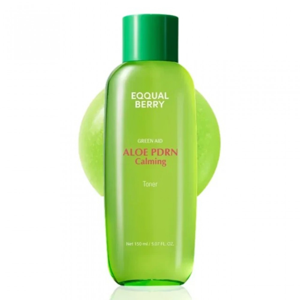 Eqqualberry Aloe PDRN Calming Toner 150ml - Καταπραϋντική Λοσιόν Ανάπλασης με DNA Σολομού & Αλόη Καθαριστικά