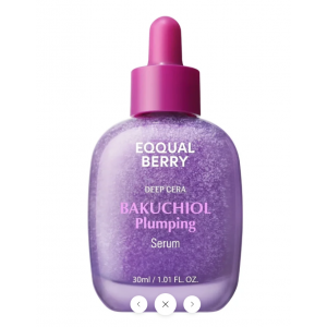 EQQUALBERRY Bakuchiol Plumping Serum 30ml – Φυσική Αντιγηραντική Φροντίδα χωρίς Ερεθισμούς Καλλυντικά